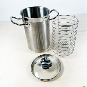 Asparagus Cooker Professional Stainless Steel Glass Top Tabletops Unlimited Pot